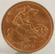 Edward VII gold half sovereign 1906.