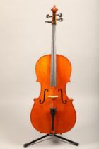 German Cello by Conrad A Gotz, 1974. Labelled Conrad A Gotz, 1974 Mod Nr 434, Gotz W Germany 6086,