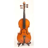 English Violin by Ian Wilson, Carlisle 1909, labelled, length of back 360mm