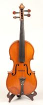 English Violin by Ian Wilson, Carlisle 1909, labelled, length of back 360mm