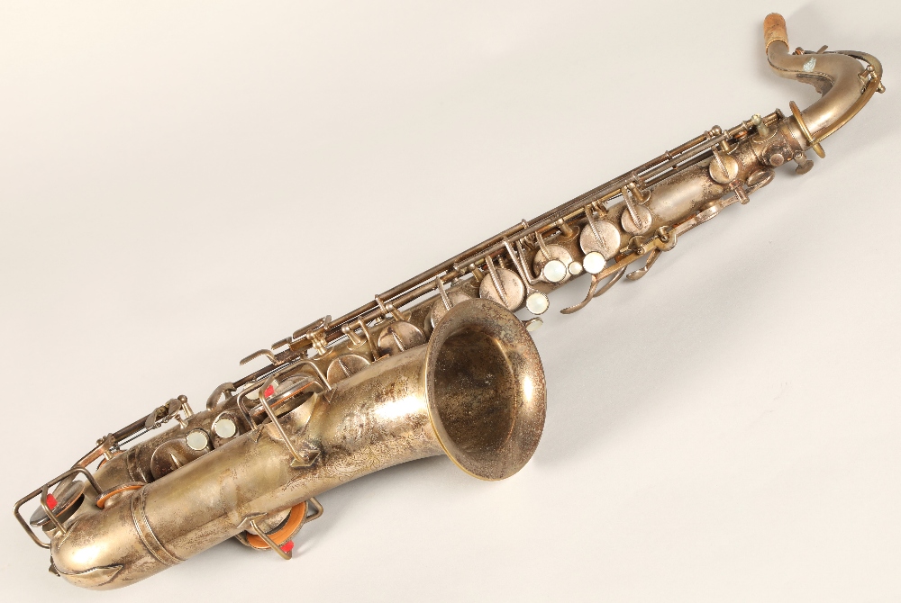 Beuscher C Melody Saxophone, engraved 'The Beuscher Elkhart IND' on the bell and further stamped