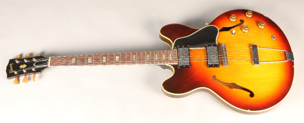 Gibson ES-335 TD guitar, circa 1965, stamped on the back of the headstock 350035, with further - Image 11 of 11