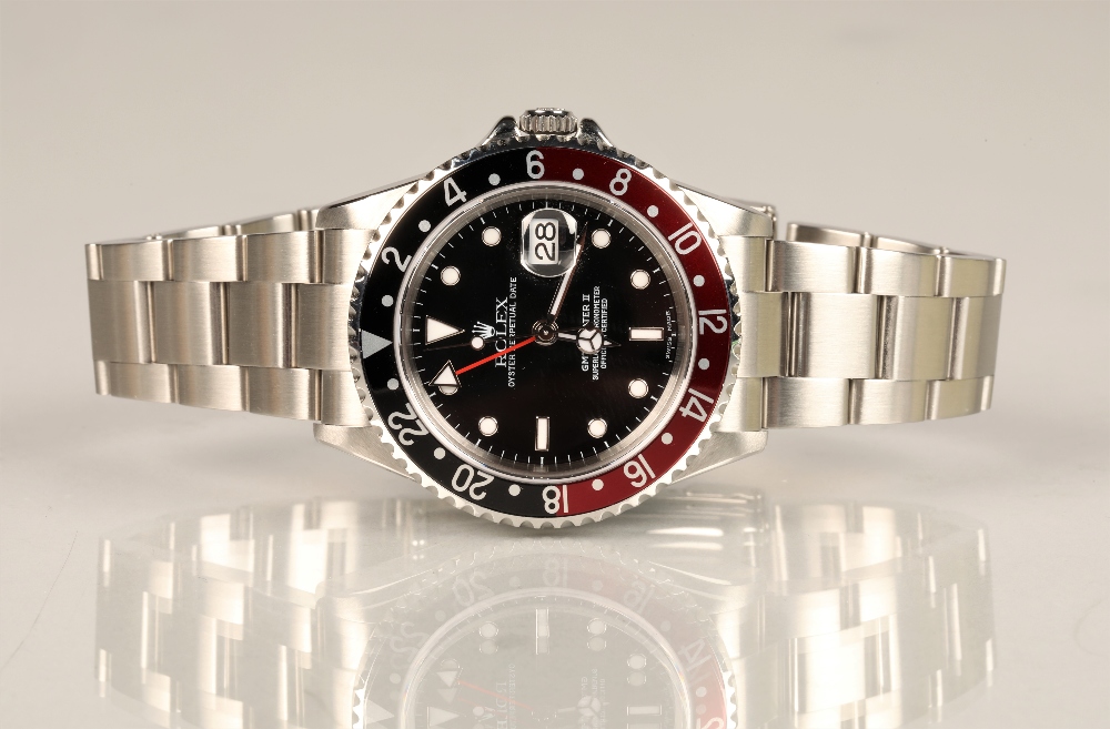 Rolex Oyster Perpetual Date GMT Master II 'Coke' Superlative Chronometer stainless steel wristwatch, - Image 16 of 16