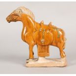 Tang style Chinese horse, 25cm high.