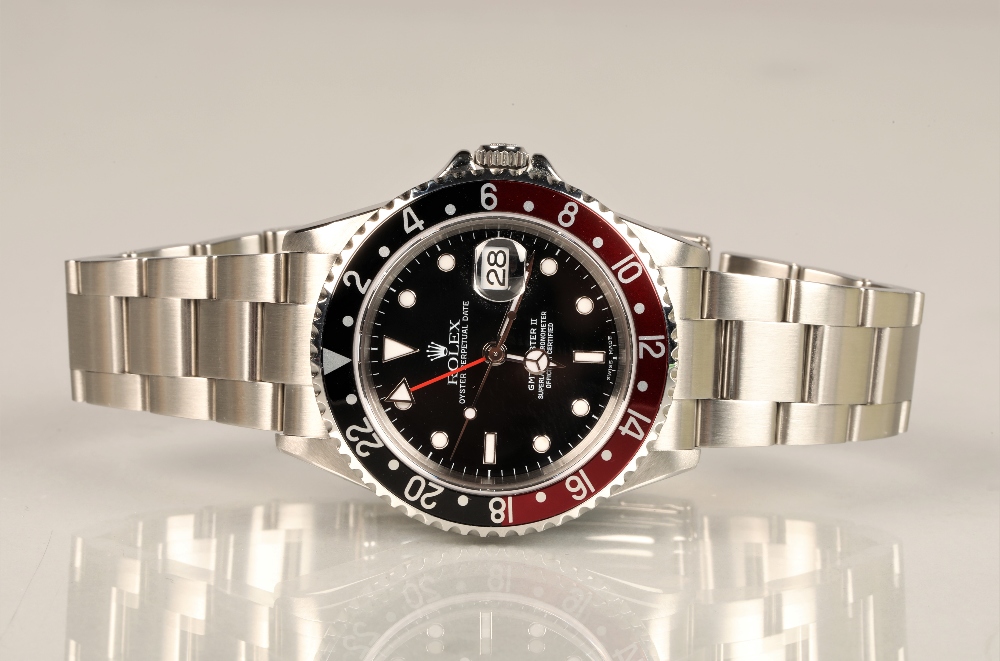 Rolex Oyster Perpetual Date GMT Master II 'Coke' Superlative Chronometer stainless steel wristwatch, - Image 7 of 16