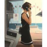 Jack Vettriano OBE  (Scottish born 1951), framed limited edition print, signed lower right , "Her