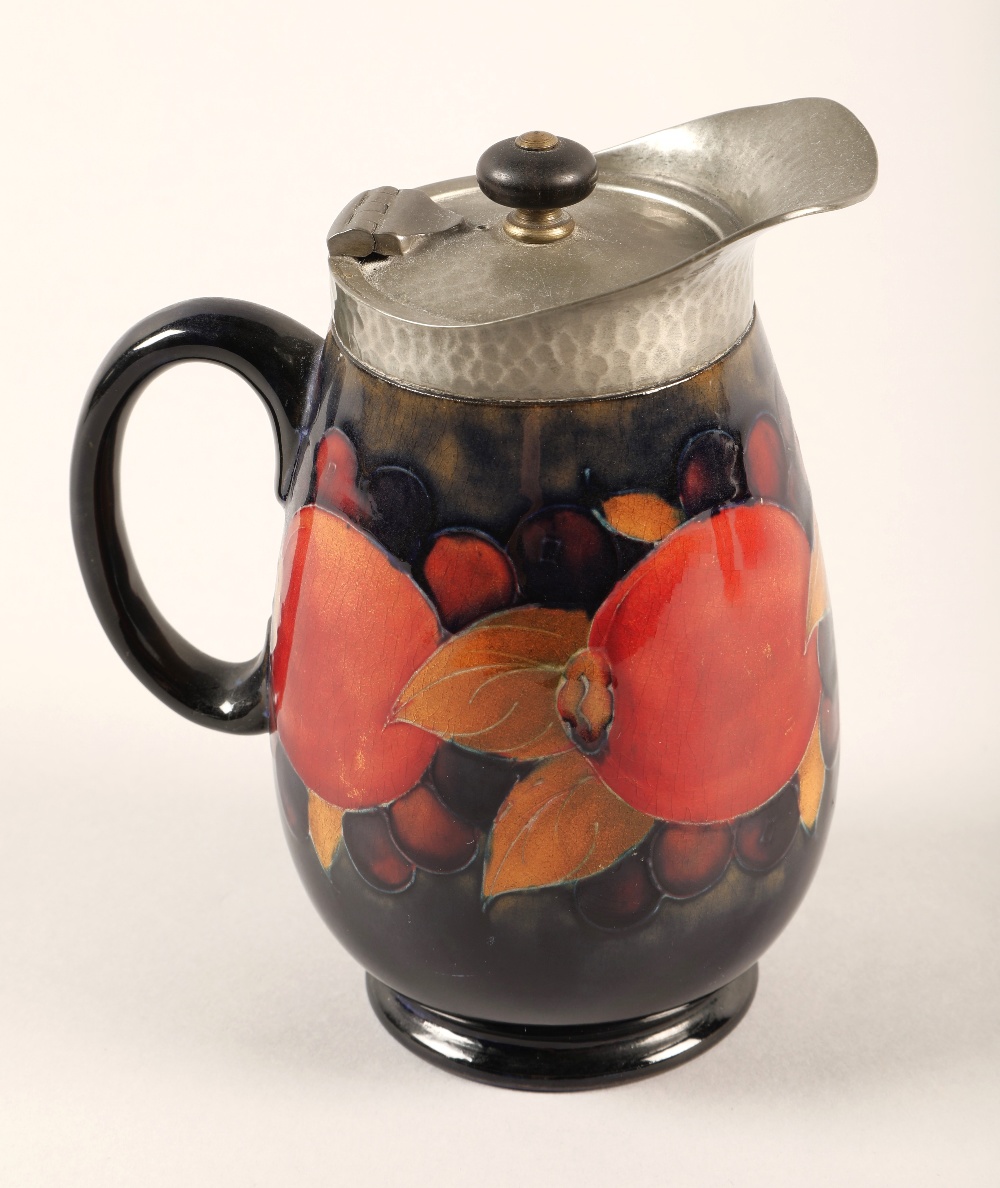 Moorcroft pottery Tudric pewter three piece tea service, pomegranate pattern designed by William - Image 6 of 22