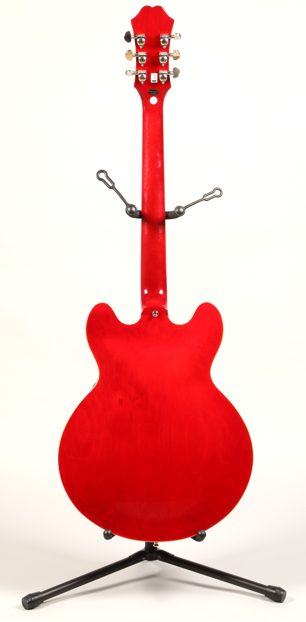 Epiphone Dot  double cutaway hollowbody electric guitar, labelled 'Model Dot CH no 18061500458, of a - Image 2 of 2