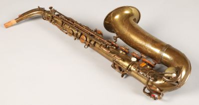 Vito Alto Saxophone, stamped 2688A, engraved VITO  Kenosha, WIS in vintage Vito case