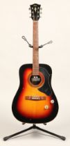 Hofner Western Jumbo 5155, electric acoustic guitar, with Hofner pick up, Hofner on headstock (