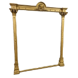 19th century gilt framed overmantel mirror.