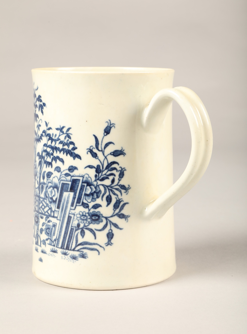 18th century Worcester Plantation pattern tankard height 12cm. - Image 11 of 16