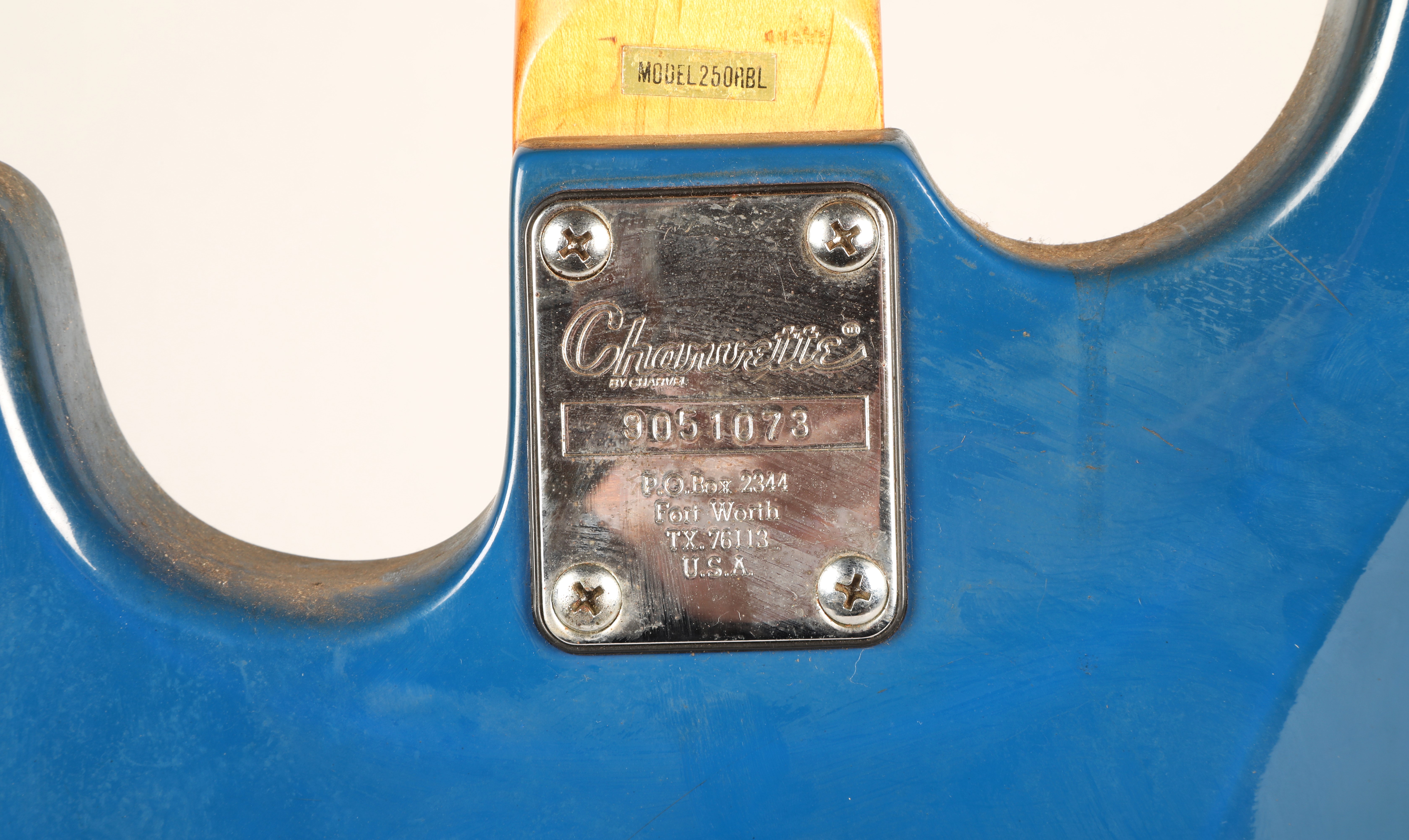 Charvette Charvel blue electric guitar, - Image 5 of 5