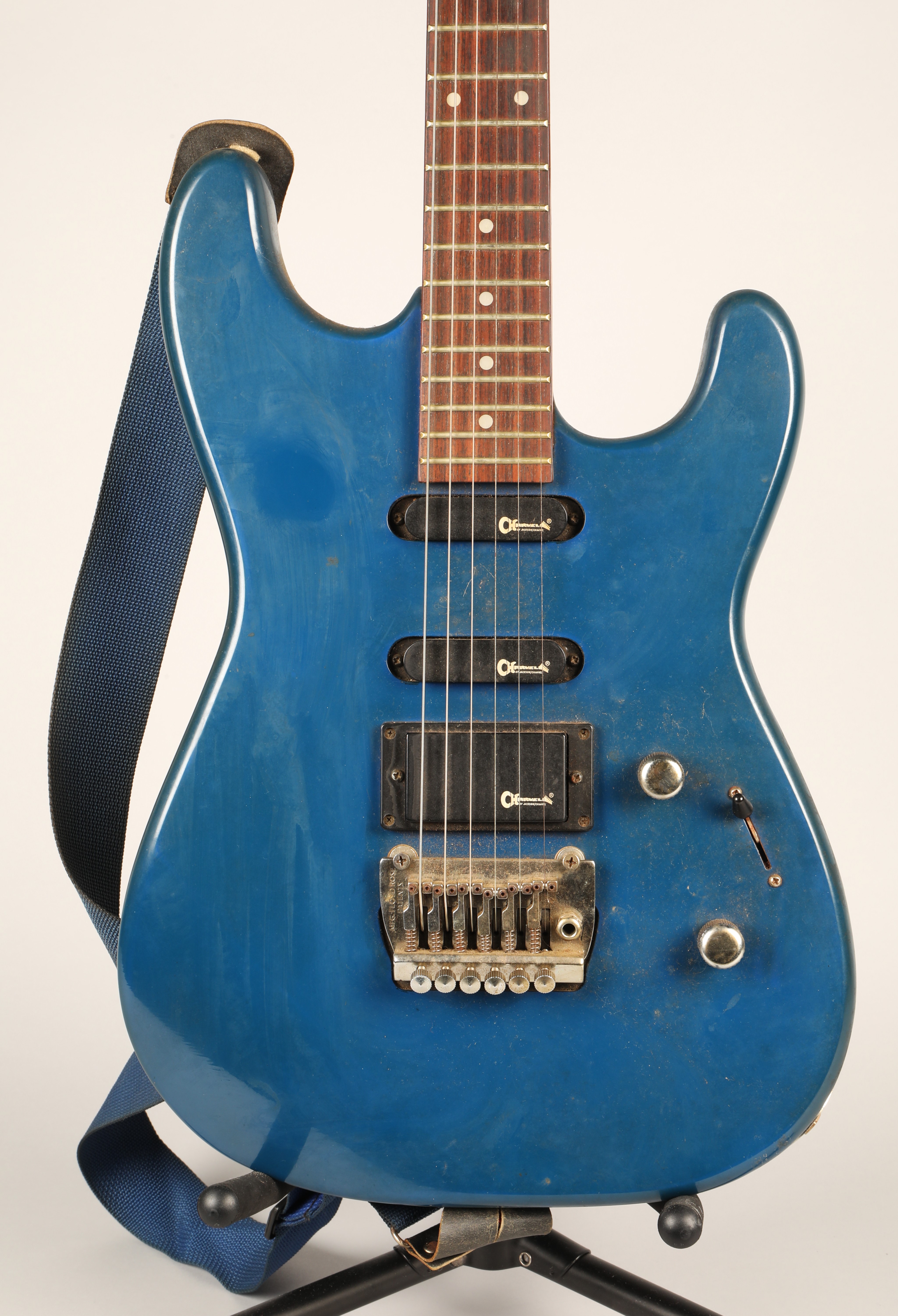Charvette Charvel blue electric guitar, - Image 2 of 5
