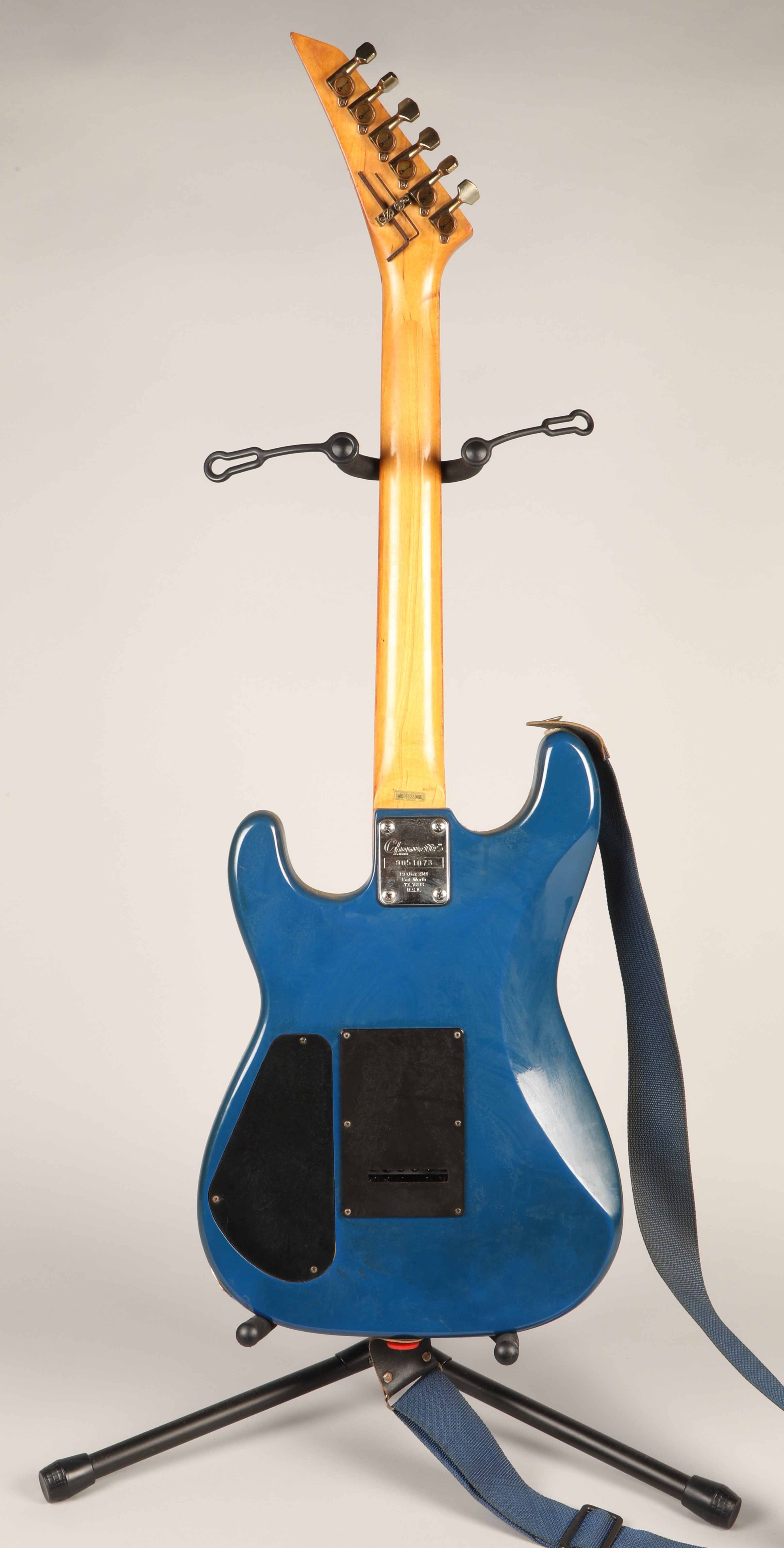 Charvette Charvel blue electric guitar, - Image 4 of 5