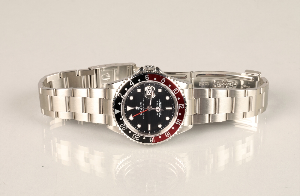 Rolex Oyster Perpetual Date GMT Master II 'Coke' Superlative Chronometer stainless steel wristwatch, - Image 14 of 16
