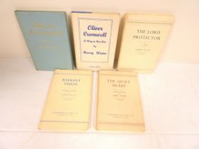 WAINE HARRY.  5 works by this author, each signed by Waine to the title leaf. 4 in d.w's.