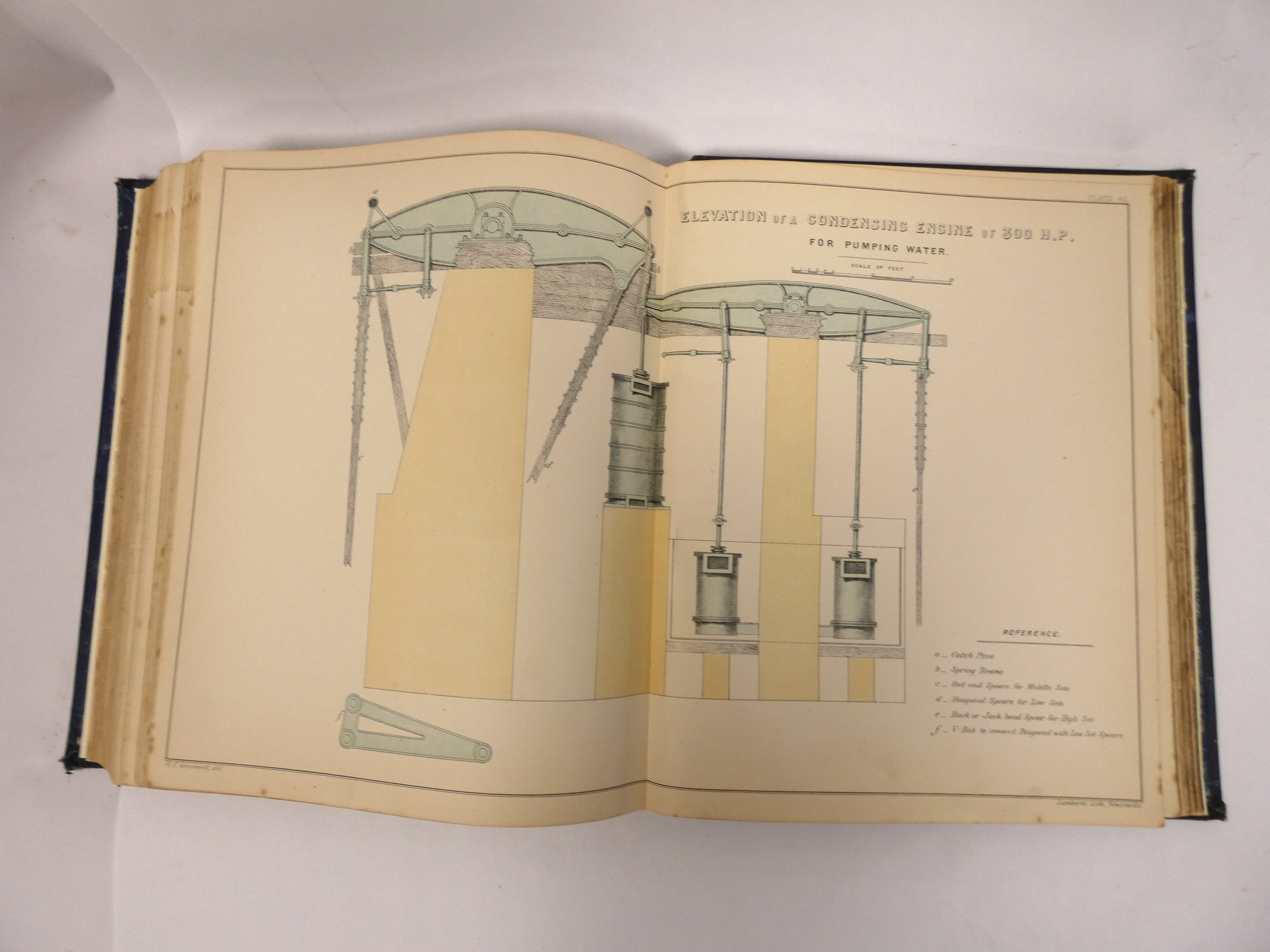 GREENWELL G. C.  A Practical Treatise on Mine Engineering. 64 col. plates, plans & sections. Quarto. - Image 6 of 6