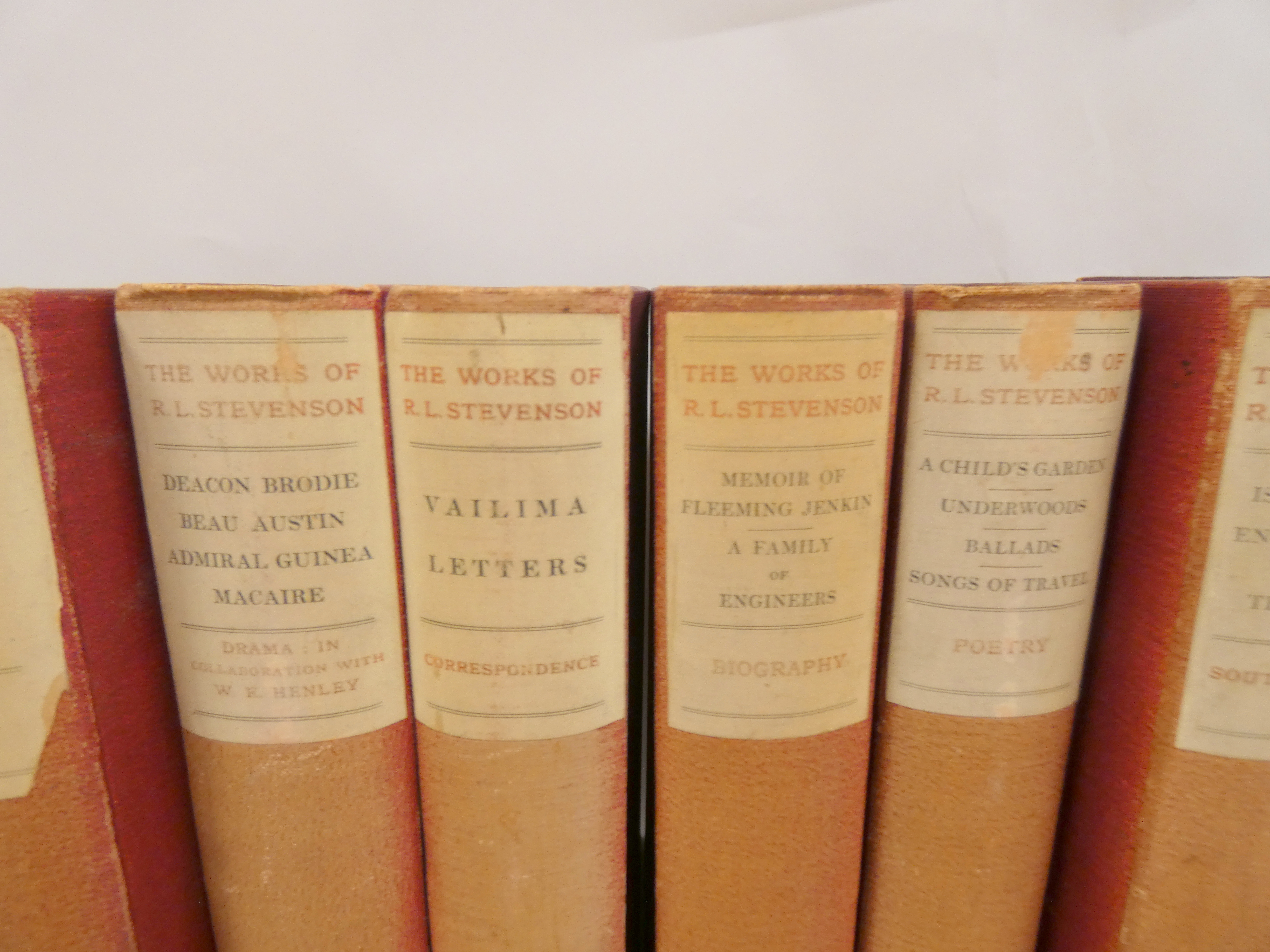 STEVENSON R. L.  The Edinburgh Edition of the Works. The set of 32 vols. Numbered & initialled - Bild 5 aus 7