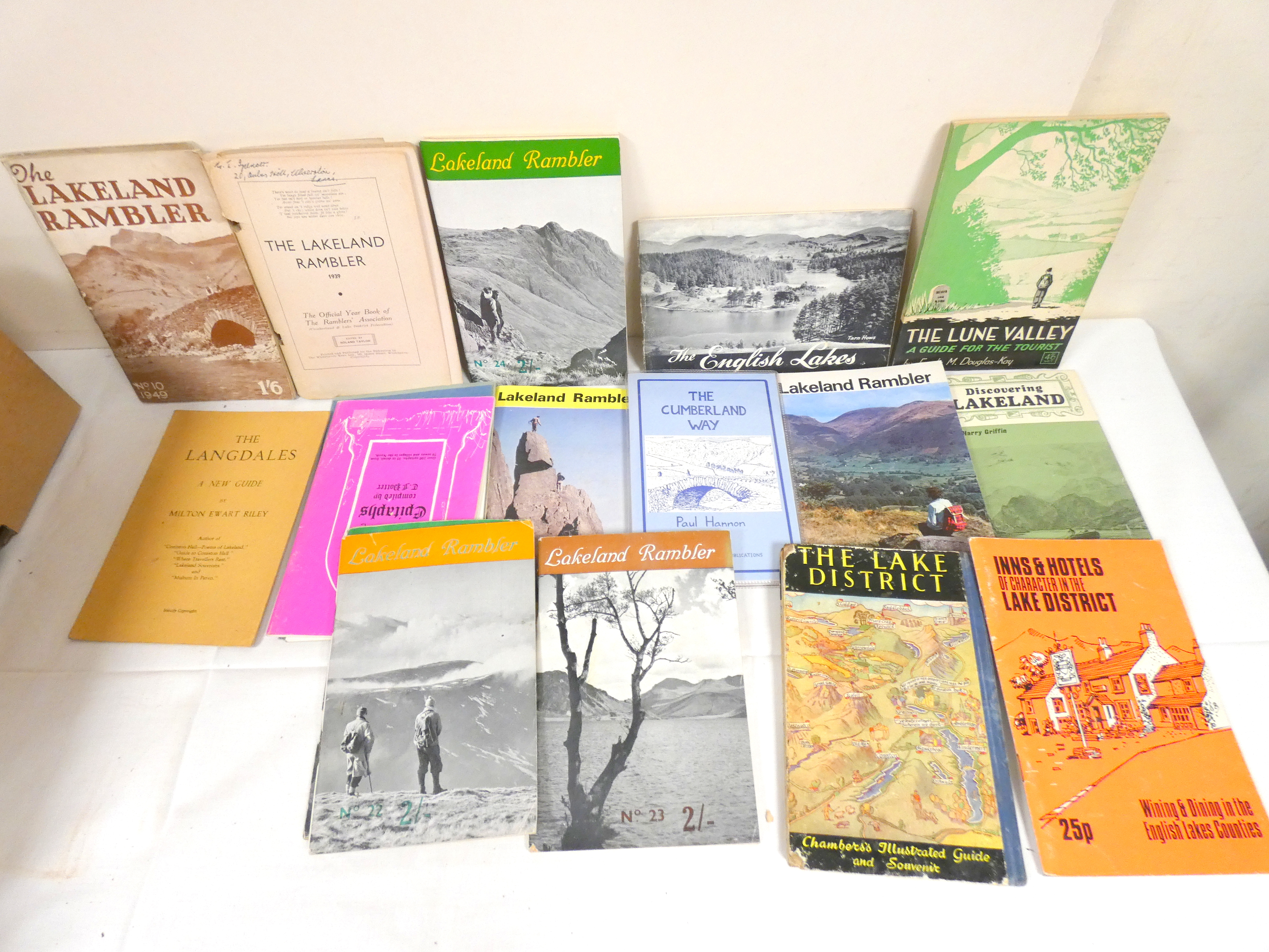 Cumbria & Lake District.  A large carton of mainly softback publications.