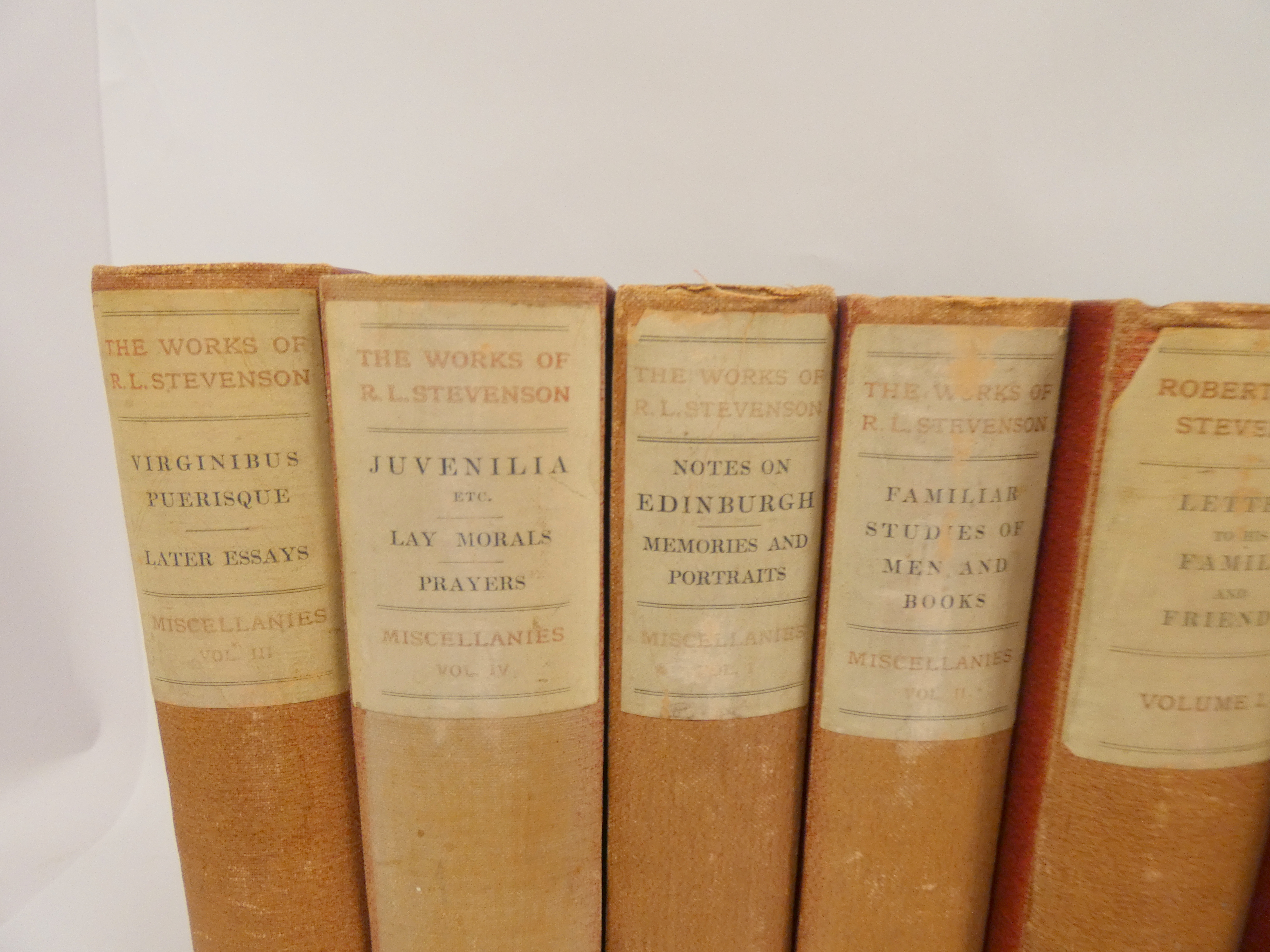 STEVENSON R. L.  The Edinburgh Edition of the Works. The set of 32 vols. Numbered & initialled - Bild 7 aus 7