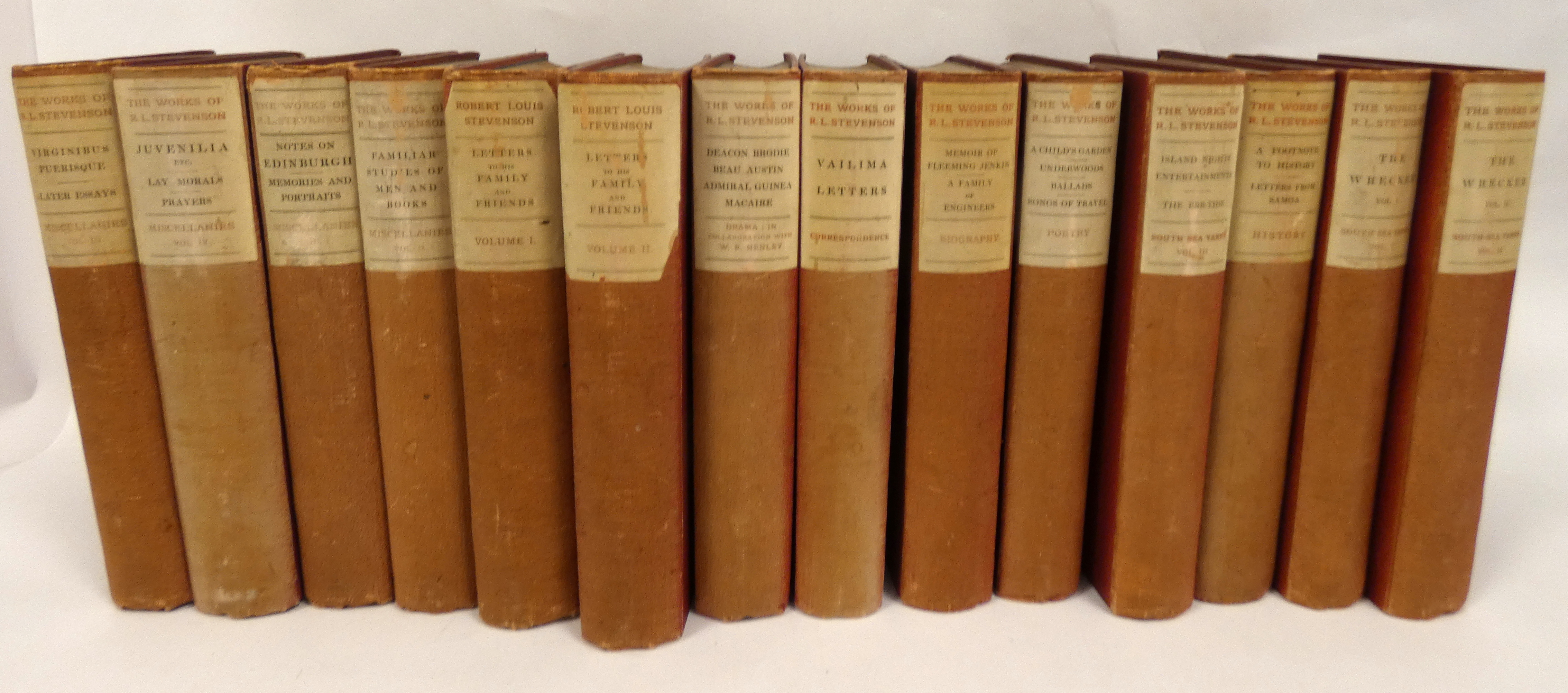 STEVENSON R. L.  The Edinburgh Edition of the Works. The set of 32 vols. Numbered & initialled - Image 3 of 7