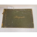 PHOTOGRAPHS. Album of Commander C. W. Tinson, Naval interest.  Oblong folio album with very many