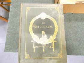 THE ART JOURNAL.  Illustrated Catalogue of the 1851 Exhibition. Quarto. Green half calf; also