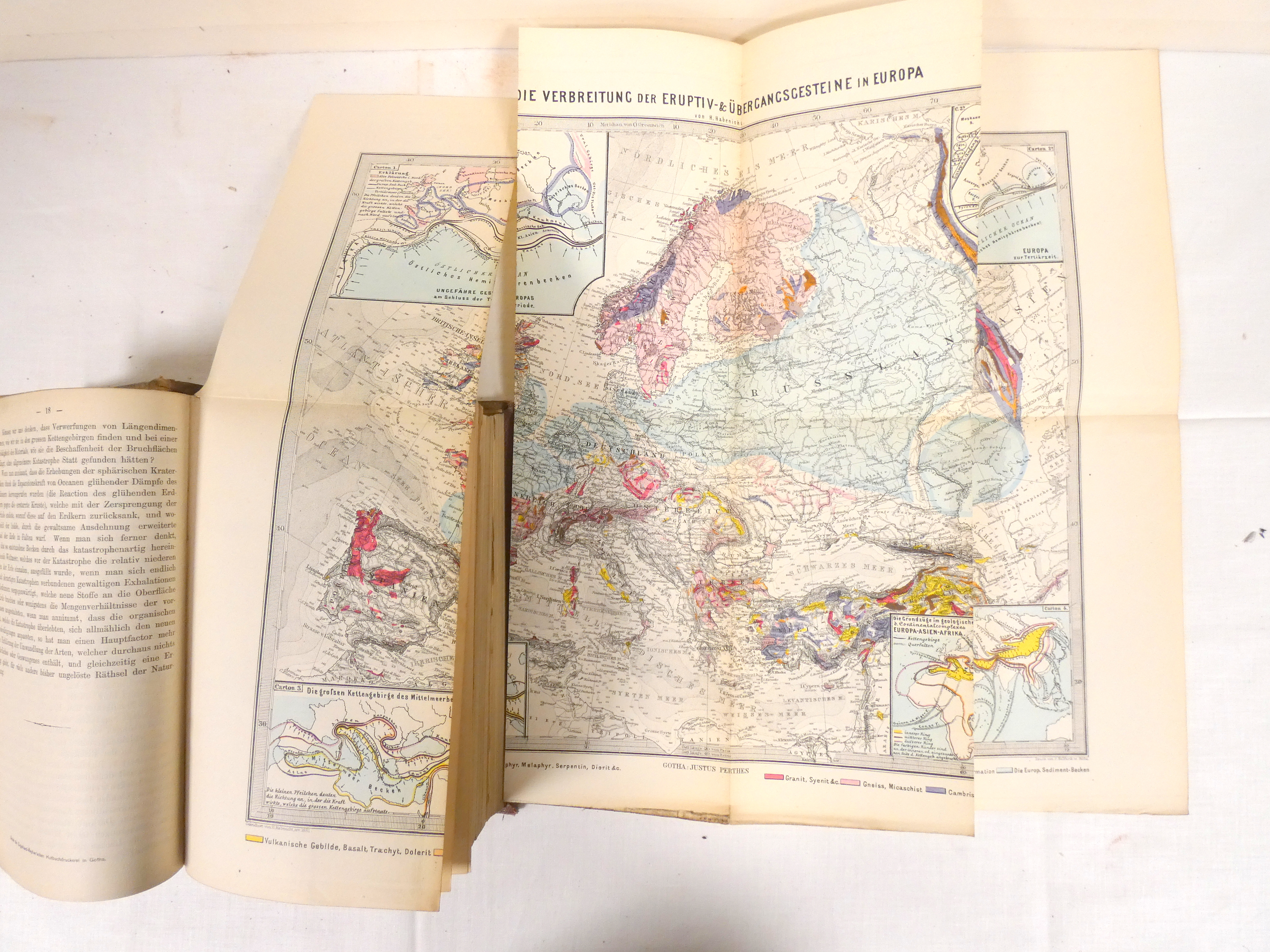 Geology.  Approx. 40 pamphlets, offprints & extracts, bound together, mainly in German with some - Image 3 of 3