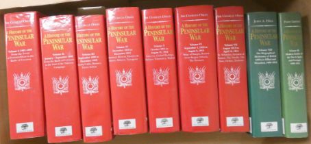 OMAN SIR CHARLES.  A History of the Peninsula War. 7 vol. reprint in maroon cloth & d.w's,