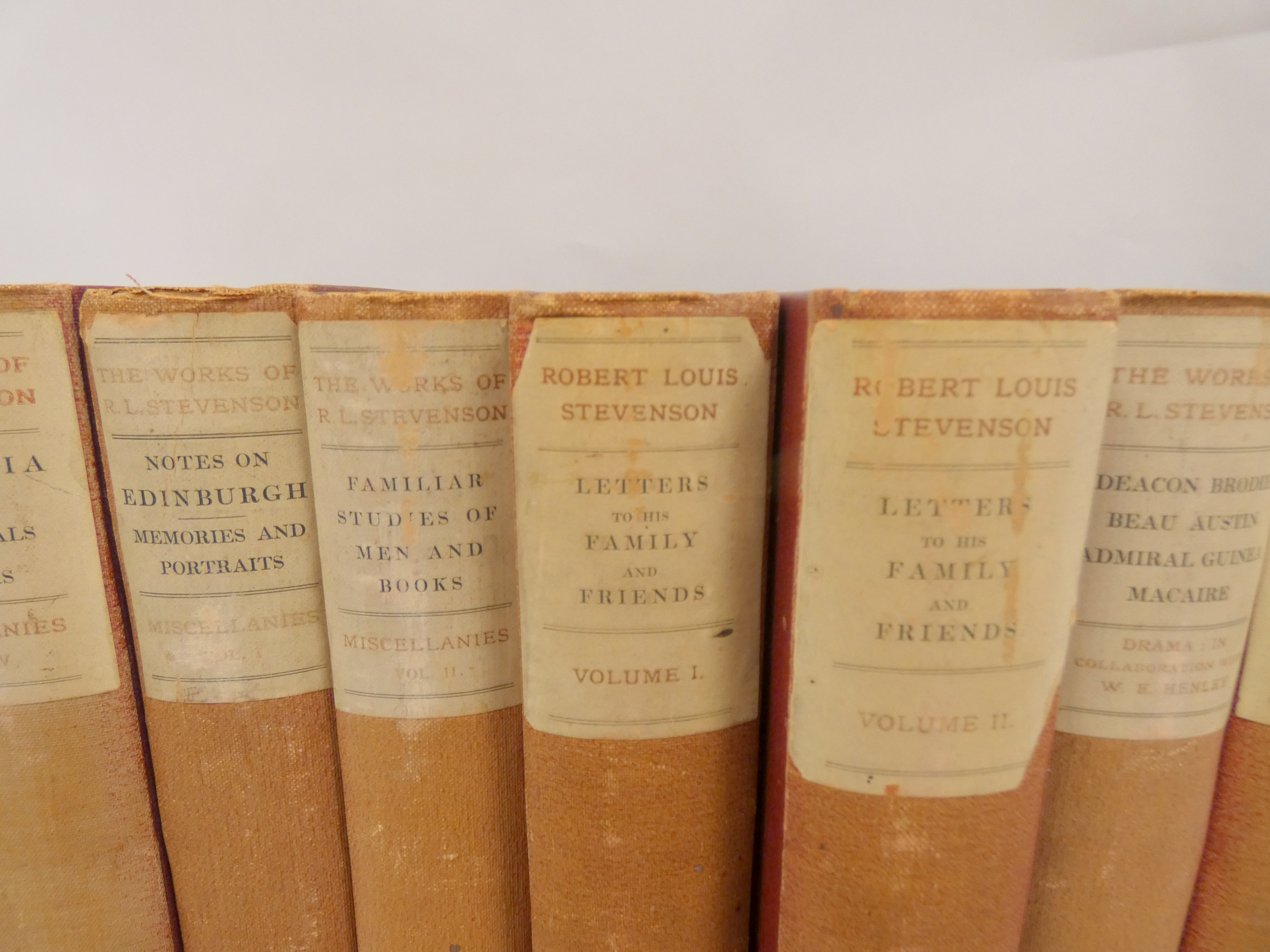 STEVENSON R. L.  The Edinburgh Edition of the Works. The set of 32 vols. Numbered & initialled - Bild 6 aus 7