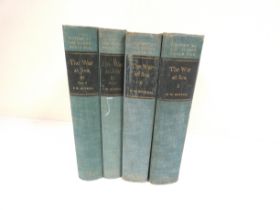 ROSKILL S. W.  The War at Sea (WWII). 4 vols. Many fldg. charts, illus., etc. Orig. green cloth,