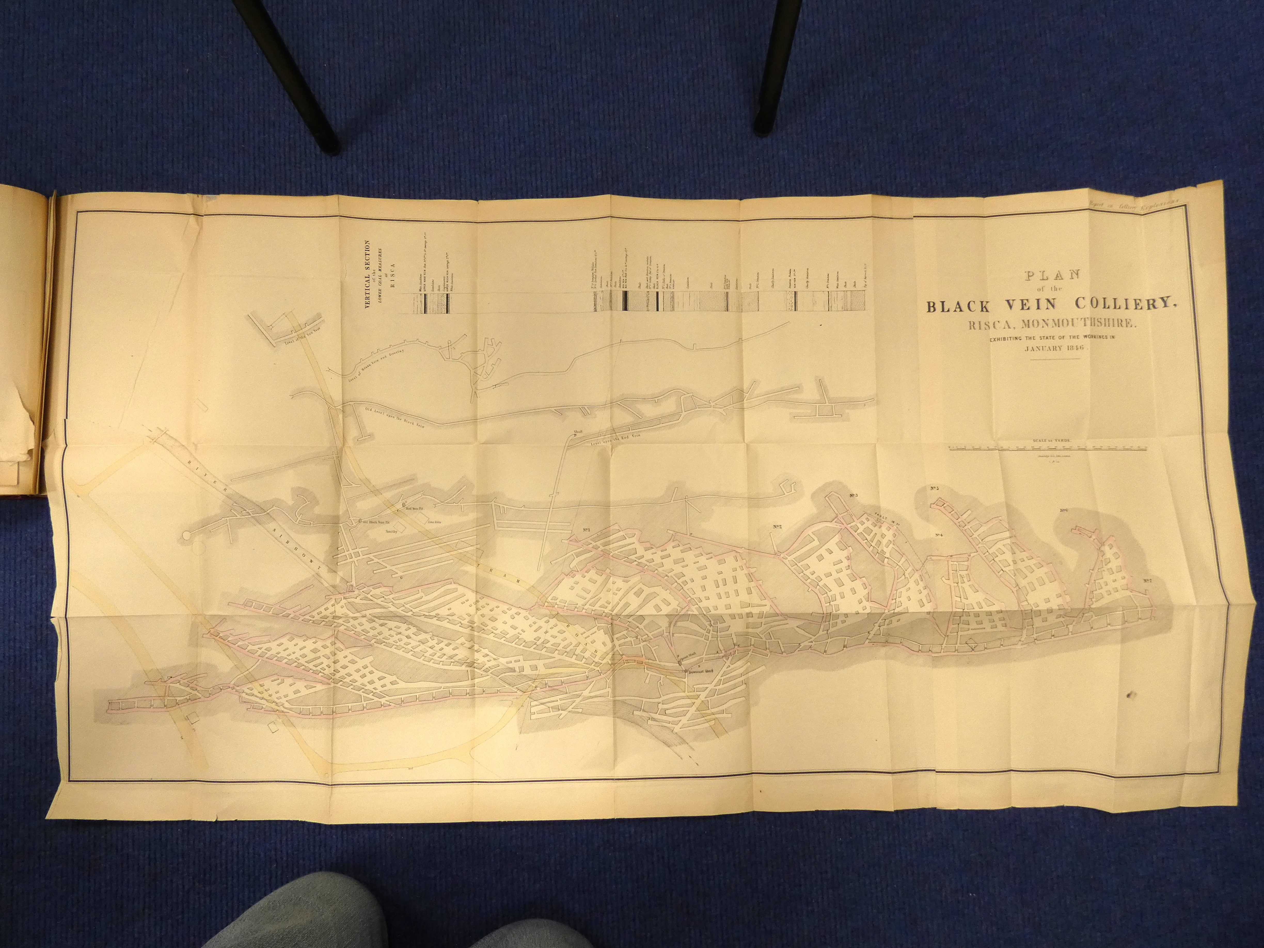 Colliery Reports.  Four Reports on Colliery Explosions & Ventilation, bound together. Good hand col. - Image 4 of 4