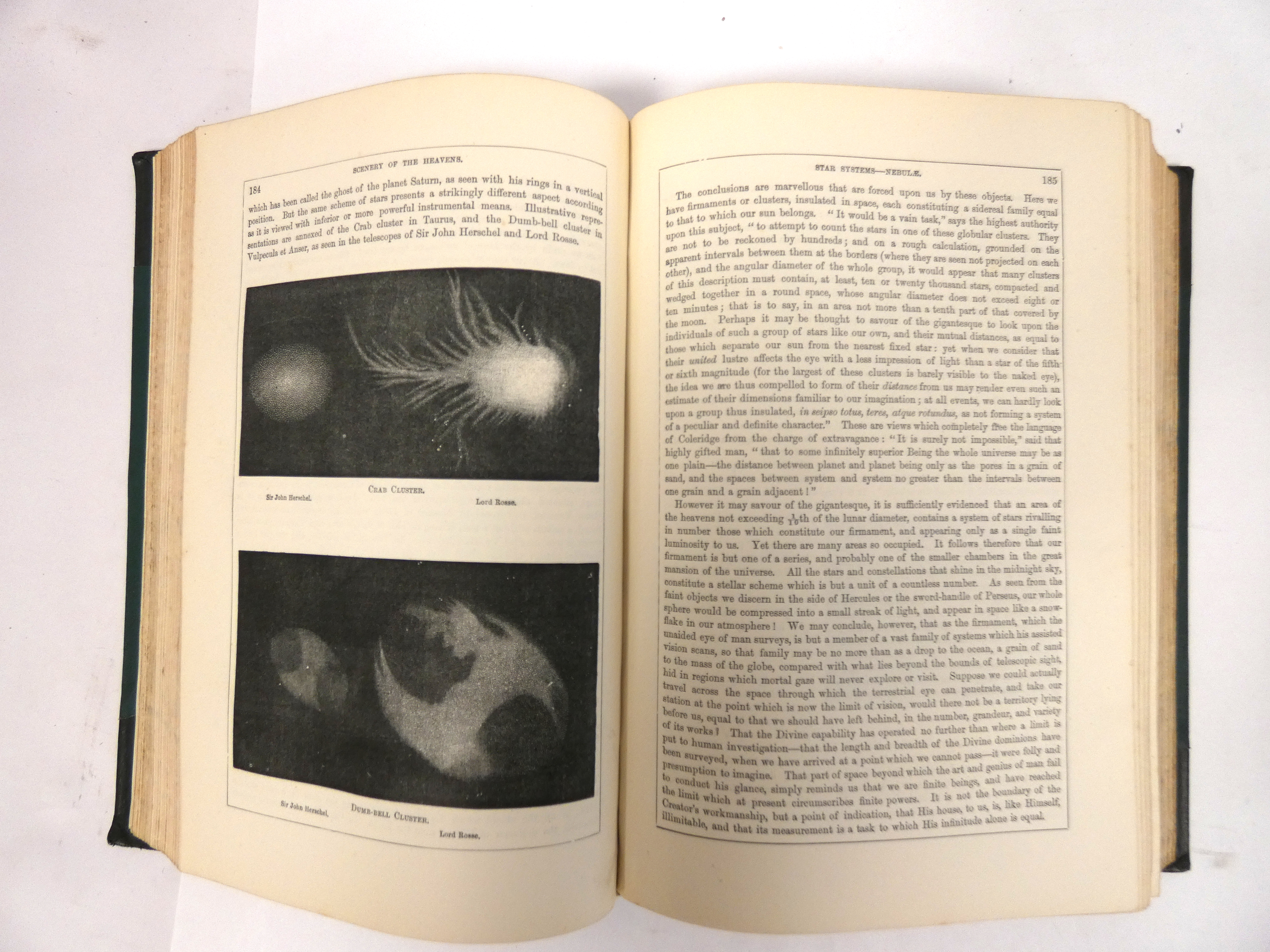 MILNER REV. THOMAS.  The Gallery of Nature. 804pp. Frontis, celestial maps, eng. plates & text - Bild 4 aus 7
