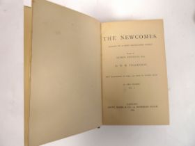 THACKERAY W. M.  The Newcomes & The History of Henry Esmond. 3 vols. Illus. Nice copies in dark calf