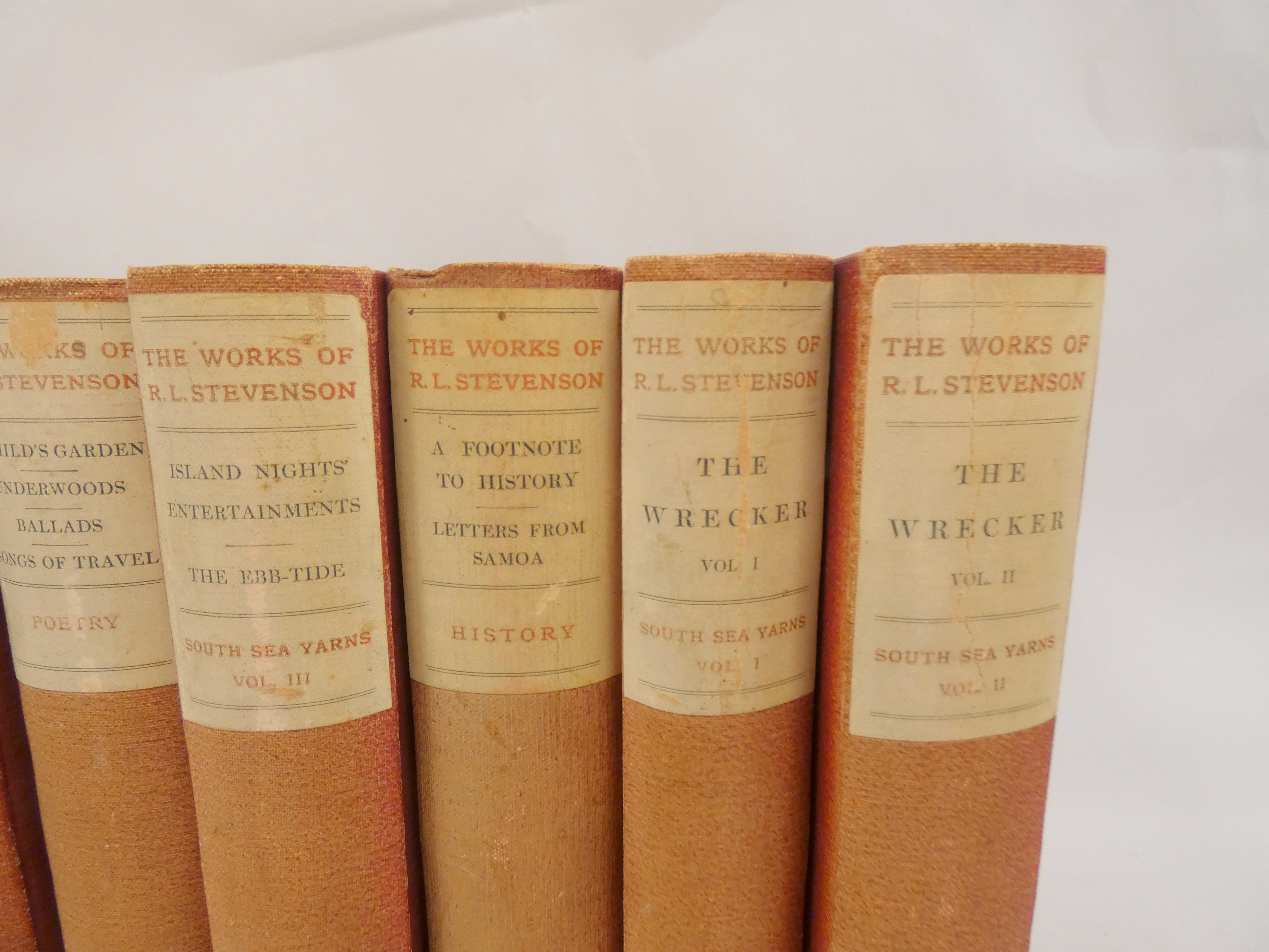 STEVENSON R. L.  The Edinburgh Edition of the Works. The set of 32 vols. Numbered & initialled - Image 4 of 7