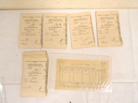 Manchester, South Junction & Altrincham Railway.  A bundle of 37 Through Return Tickets, Third