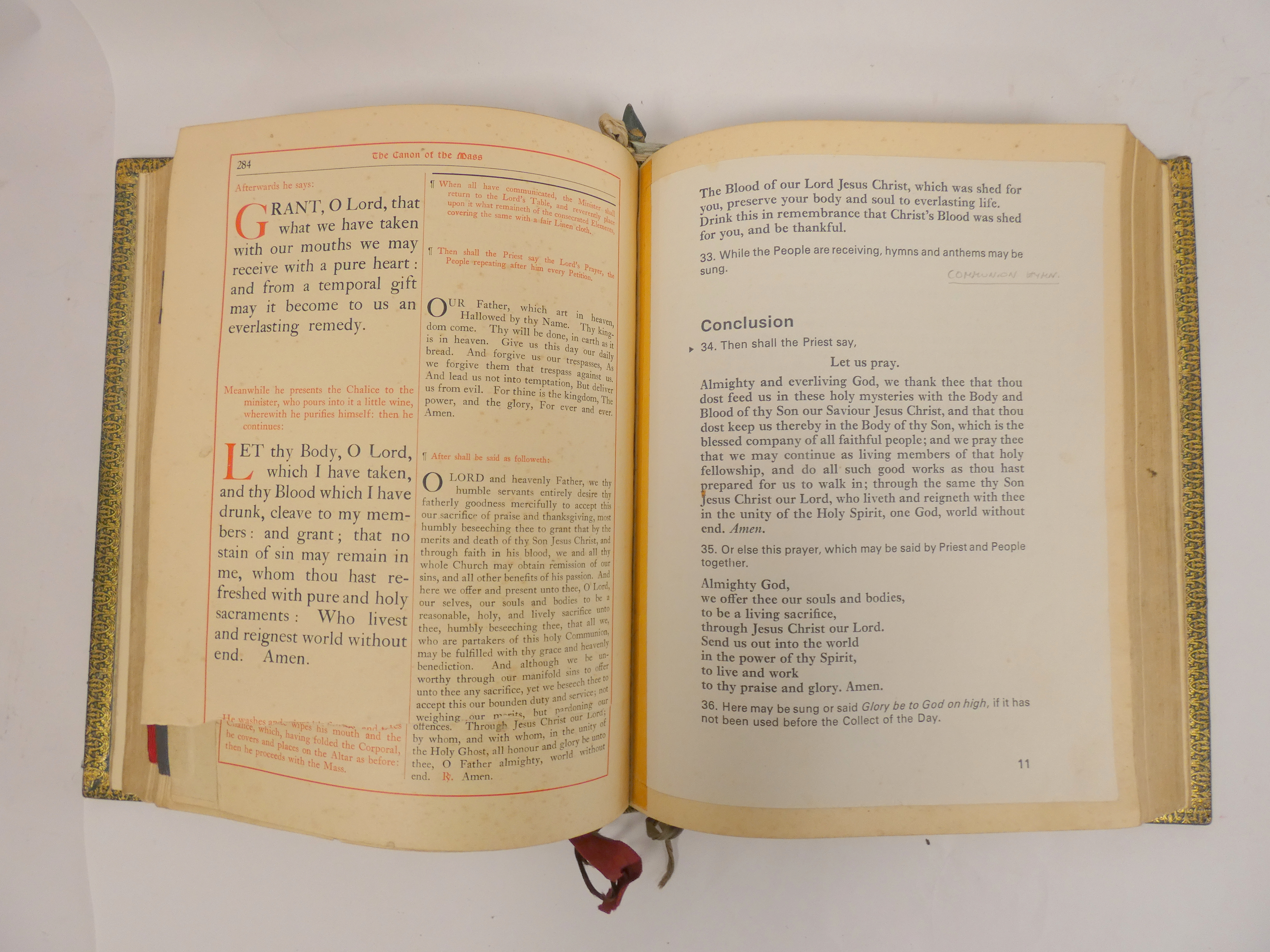 KNOTT W. & SON (Pubs).  Missale Anglicanum, The English Missal. Frontis, text illus. & rubricated - Bild 3 aus 3