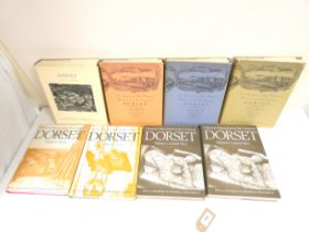 ROYAL COMM. ON HISTORICAL MONUMENTS.  An Inventory of the Historical Monuments in Dorset. 5 vols. in