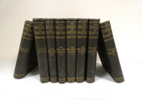 TROLLOPE ANTHONY.  The Chronicles of Barsetshire. 8 vols. Orig. embossed dec. dark cloth. 1879-1885.