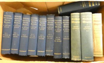 WAGNER RICHARD.  Prose Works, Translated by William Ashton Ellis. 8 vols. Orig. blue cloth. 1895-