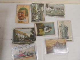 Postcards.  Extensive collection of approx. 400 old postcards, mainly topography, buildings &