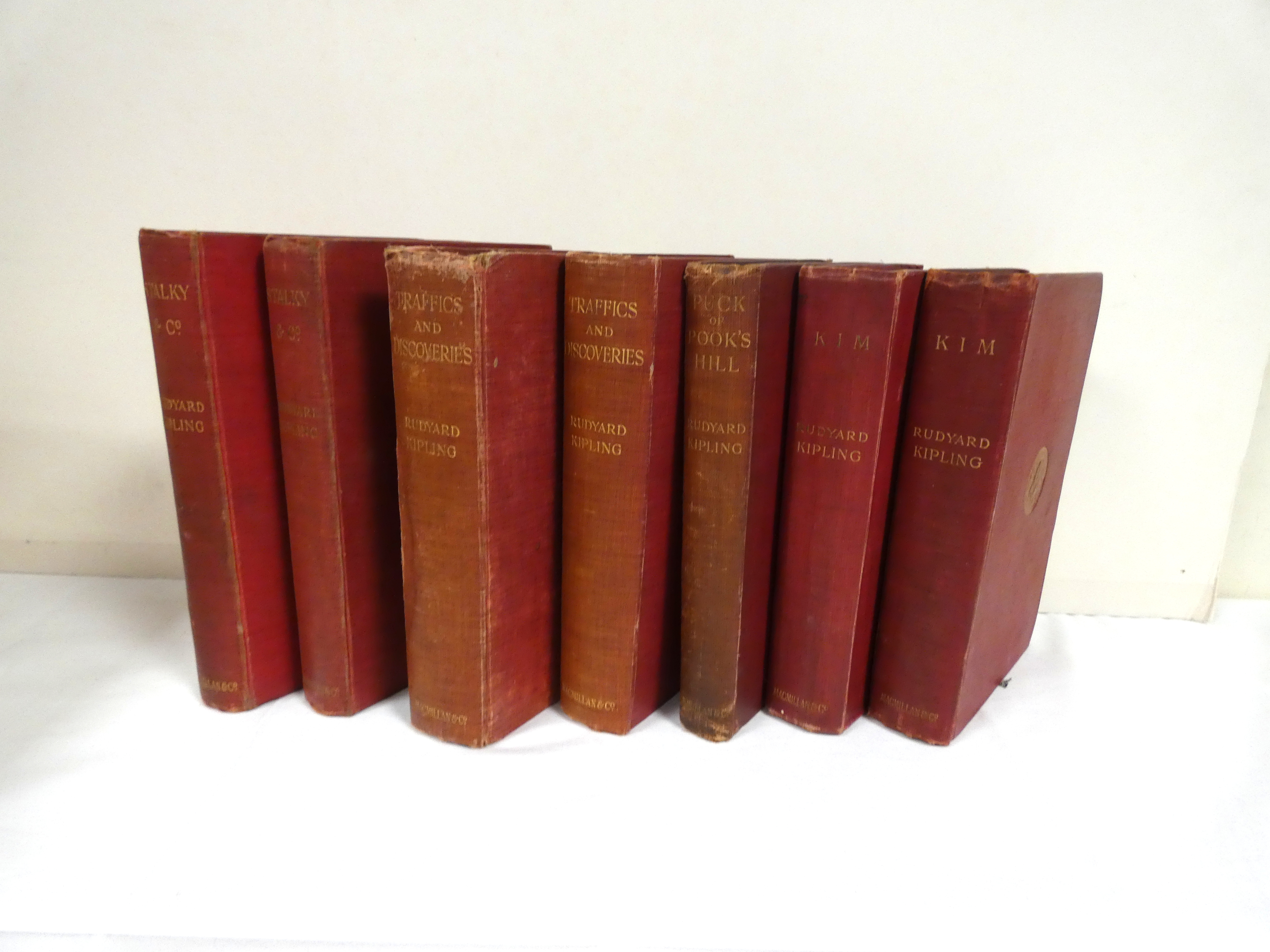 KIPLING RUDYARD.  18 various vols., mainly 1sts incl. 1st eds. of Kim (x 2), Stalky & Co. (x 2), - Bild 3 aus 4