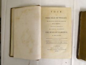 (HOOKHAM T.).  Tour of the Isle of Wight, the Drawings Taken & Engraved by J. Hassell. 2 vols. 2