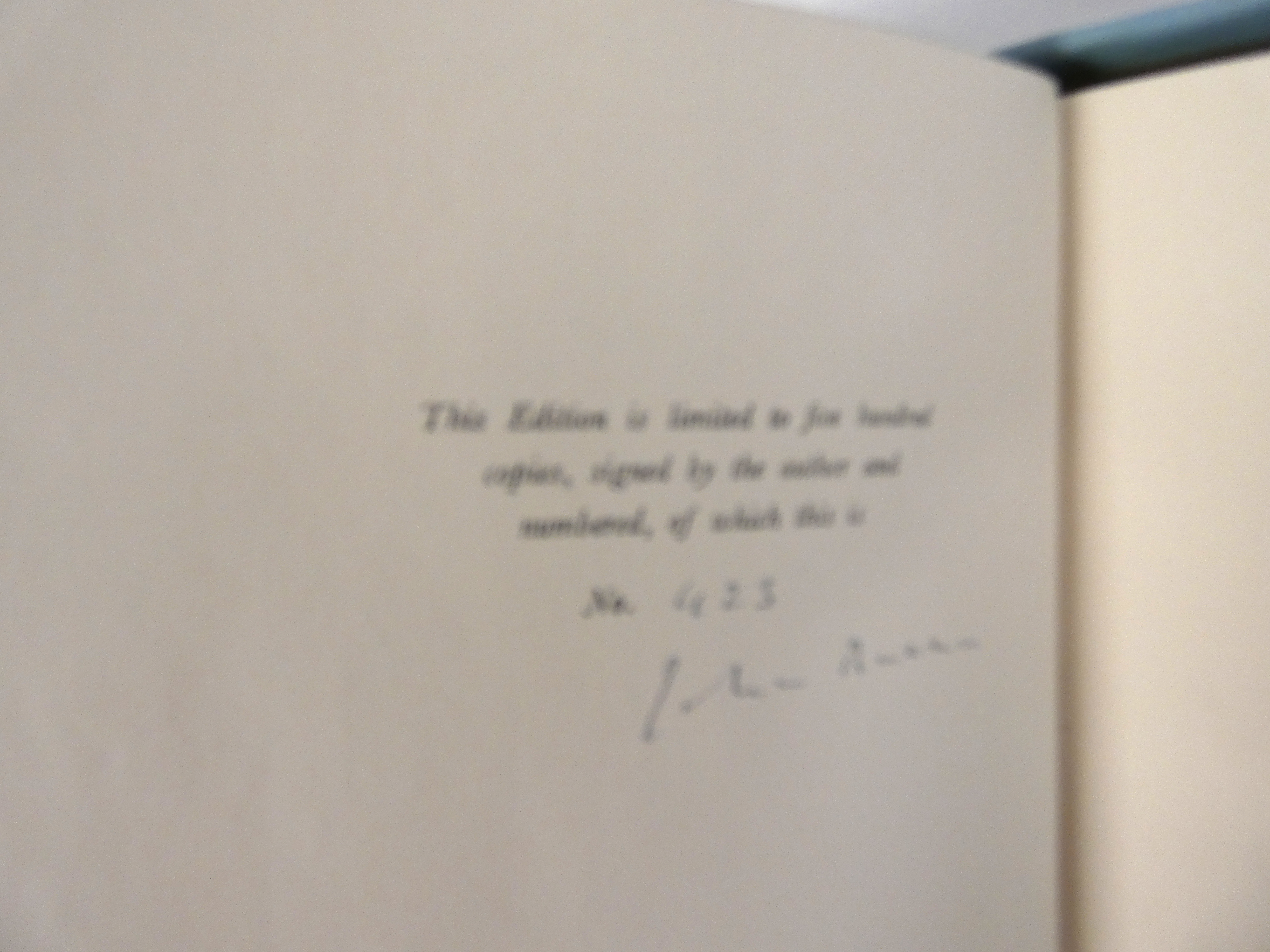 BUCHAN JOHN. The King's Grace. Ltd. ed. 423/500 signed by John Buchan. Col. frontis & other illus. - Image 3 of 5