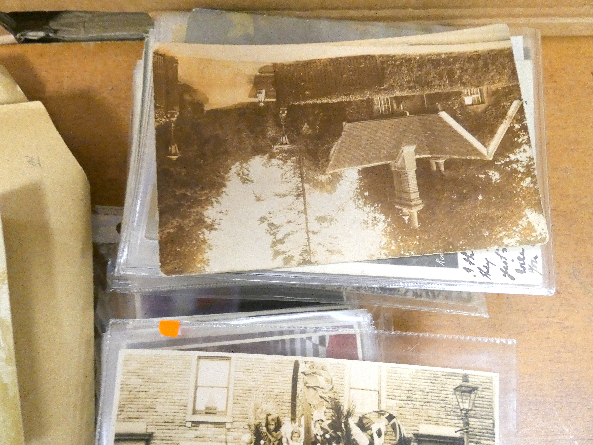 Postcards.  Approx. 100 old postcards incl. social history, public events, coloured greetings cards,