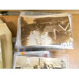 Postcards.  Approx. 100 old postcards incl. social history, public events, coloured greetings cards,