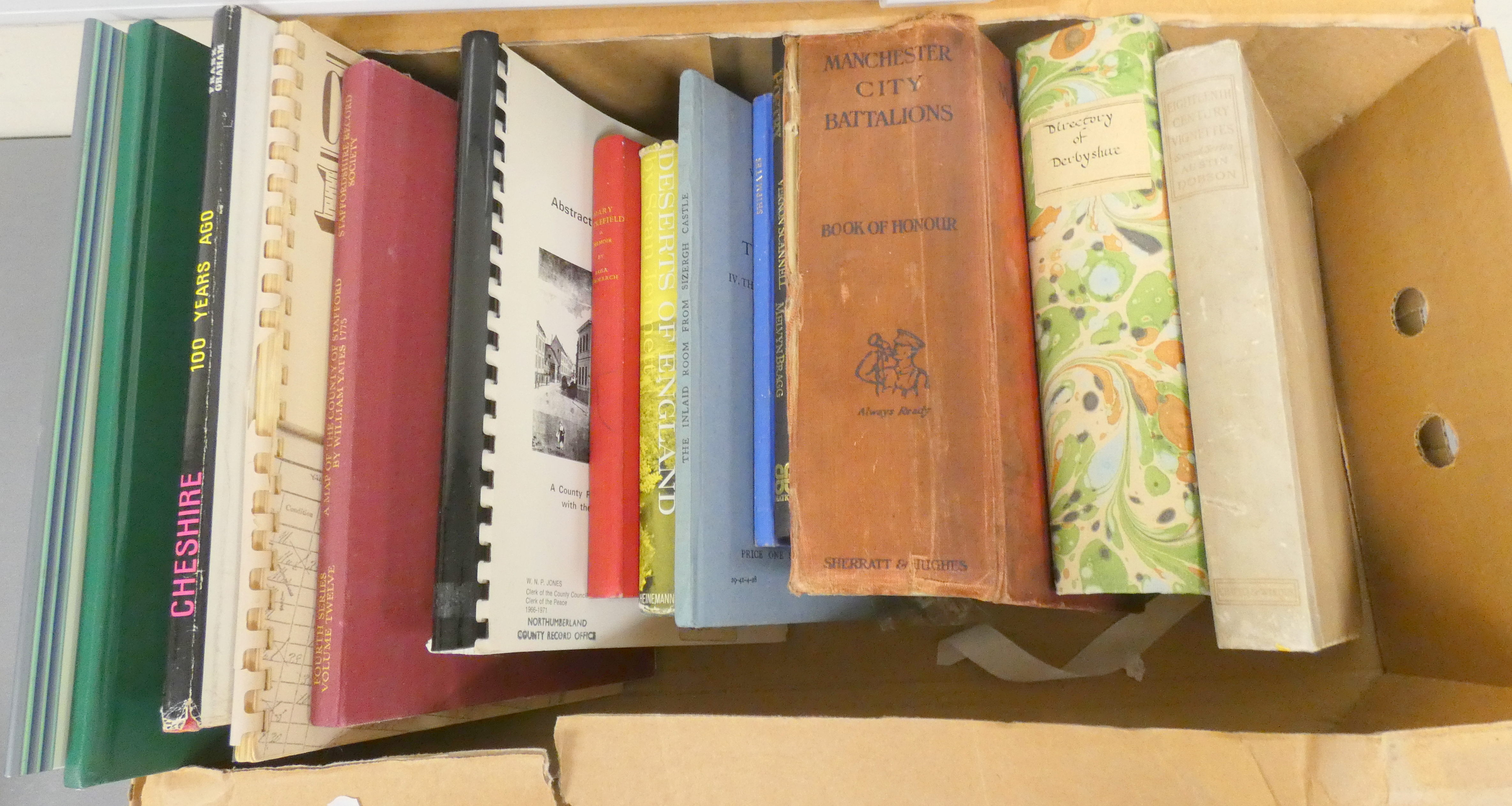 UK Topography & others.  A carton of various vols.