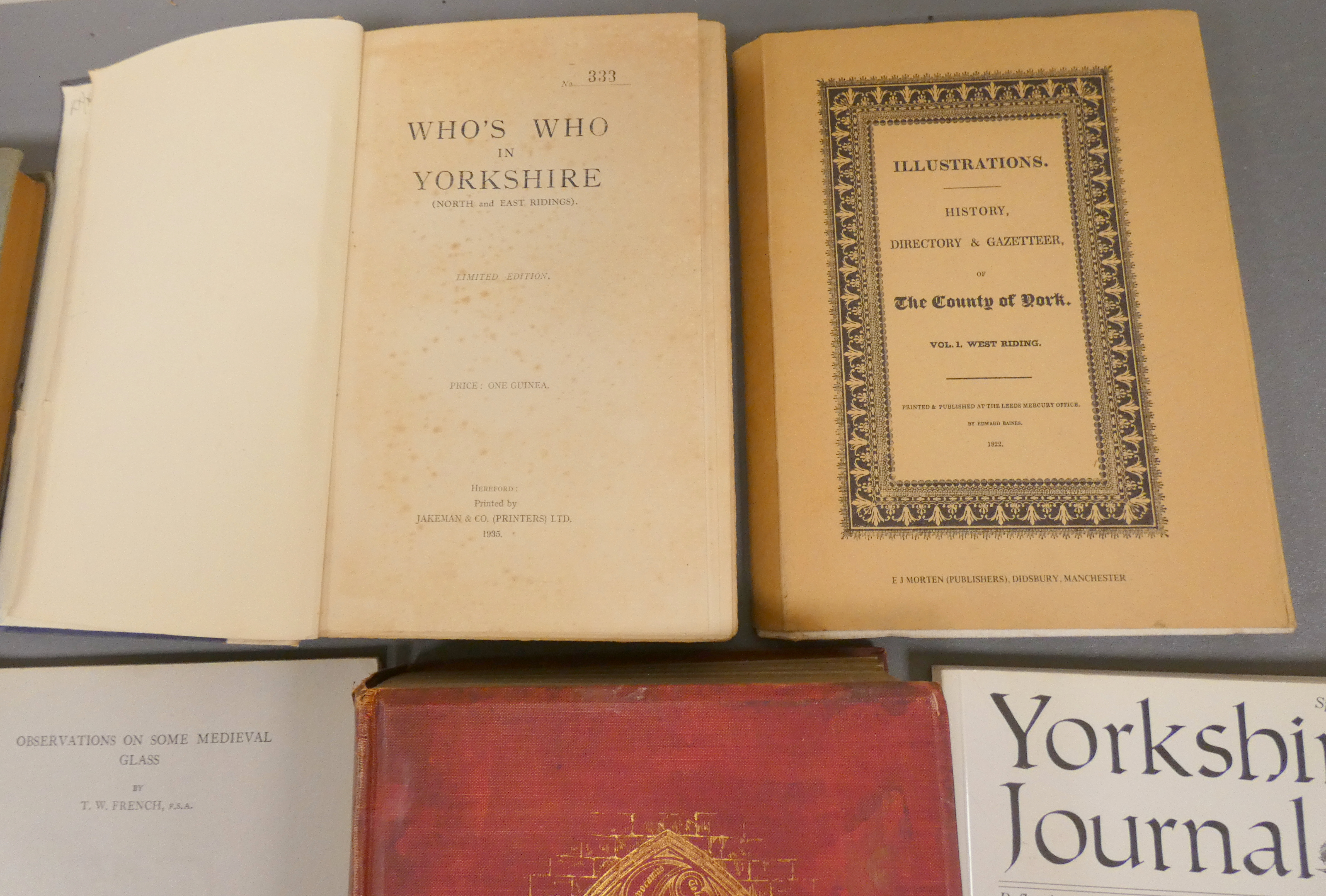 Yorkshire.  A carton of various vols. - Bild 2 aus 4