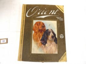 Orient Private Greeting Cards.  Quarto catalogue with many good specimens of original cards tipped